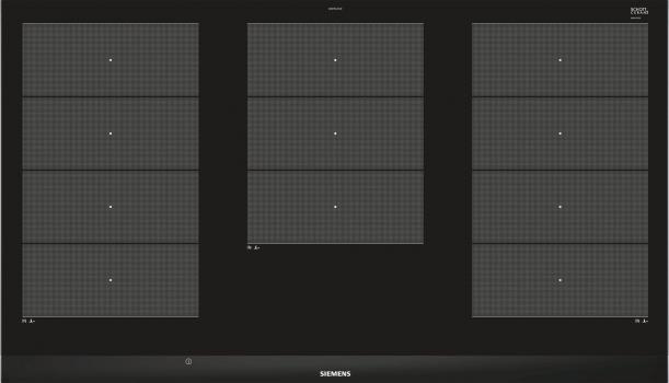 Siemens EX975LXC1E iQ700 Autarkes Induktionskochfeld, Glaskeramik, 90 cm breit, Facetten-Design