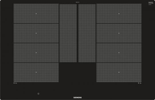 ARDEBO.de Siemens EX801LYC1E iQ700 Autarkes Induktionskochfeld, Glaskeramik, 80 cm breit, varioInduktion Plus, powerMove Plus, schwarz