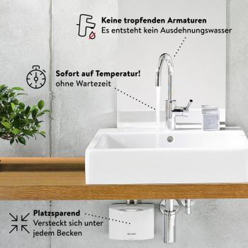 Clage MCX3 EEK: A Kleindurchlauferhitzer elektronisch geregelt, 3,5 kW, Untertischmontage (1500-15003)