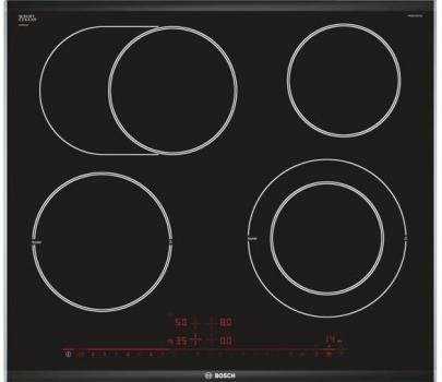 ARDEBO.de Bosch PKN675DP1D Serie 8 Autarkes Glaskeramik Kochfeld, Glaskeramik, 60 cm breit, Alurahmen, DirectSelect Premium