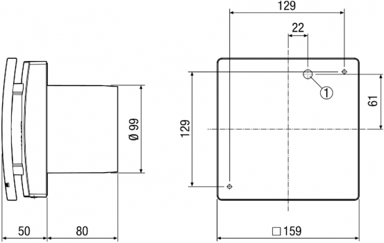 Maico ECA 100 ipro VZC Kleinraumventilator (0084.0201)