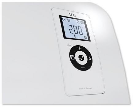 AEG VH Comfort Ventilatorheizer, 2000 W, LC-Display, Wochentimer, weiß (238722)