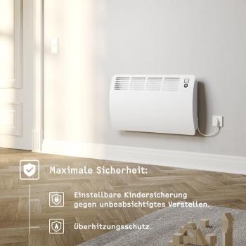 STIEBEL ELTRON CON 15 Premium Wandkonvektor, 1.50kW/230V, alpinweiß (237832)