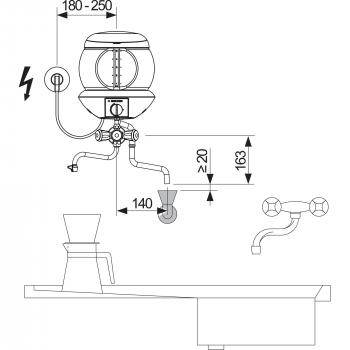 STIEBEL ELTRON EBK 5 G Kochendwassergerät, 5 Liter, 2KW (74286)