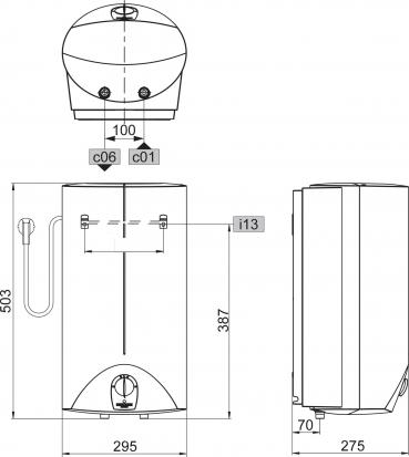 STIEBEL ELTRON SH 10 SL Kleinspeicher, EEK: A, 10 Liter, stufenlos (229475)