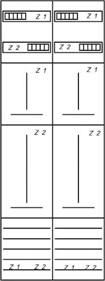 ARDEBO.de Eaton ZSD-Z29A1074 Zählerfeld, 2-feldrig, vorbereitet (230815)
