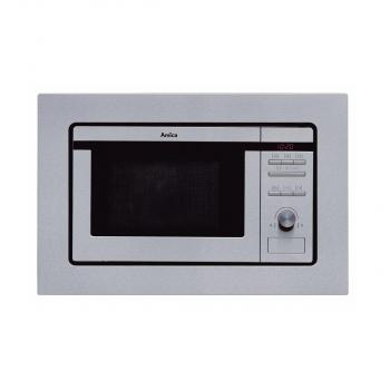 ARDEBO.de Amica EMW 13180 E Einbau-Mikrowelle, 59,5 cm breit, 800 W, 20 L, Grill, digitaler Timer, LED Display, Edelstahl