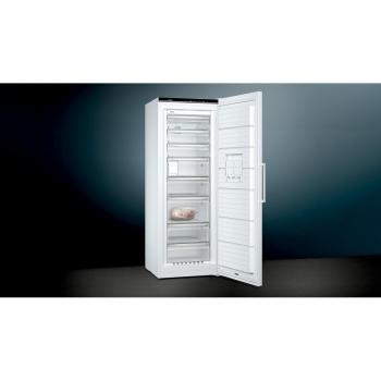 Siemens GS58NAWCV iQ500 Stand Gefrierschrank, 70 cm breit, 366 L, NoFrost, freshSense, bigBox, multiAlarm-System, weiß