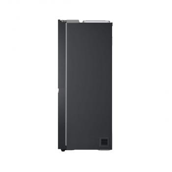 LG GSLV71MCTD Side-by-Side Kombination, 91 cm breit, 635L, NoFrost, Eis-, Crushed Ice- und Wasserspender, Interner Wassertank, DoorCooling+, schwarz matt