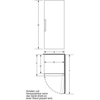 Siemens GS54NAWCV iQ500 Stand Gefrierschrank, 328 L, 70 cm breit, NoFrost, freshSense, bigBox, multiAlarm-System, weiß