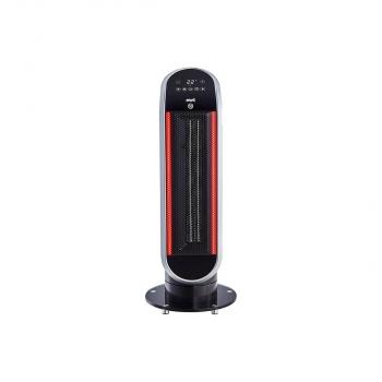 ARDEBO.de EWT Keramik Heizlüfter Maxi H C, 2500W, Kühlfunktion, APP Steuerbar, LCD Display, Schwarz (377500)