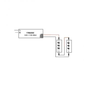 Brumberg LED-Konverter 350 mA schaltbar, 1-7,2W (17662000)