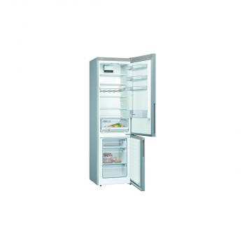 Bosch KGV392LEA Serie 4 Stand Kühl-Gefrierkombination, 60cm breit, 343l, LowFrost, VitaFresh, BigBox, Edelstahl-Look