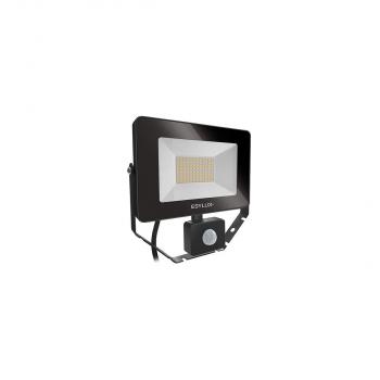 ARDEBO.de Esylux EL10810732 LED Strahler AFL BASIC LED 30W, 3000lm, 4000K, IP65, mit Bewegungsmelder, schwarz