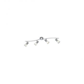 ARDEBO.de Trio Decken Strahler LEVISTO incl. 4x E14 LED, 4,9W · 4x 470lm, 3000K, nickel matt (871010407)