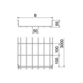 OBO Bettermann GRM 55 200 FT Gitterrinne GR-Magic (6001420)