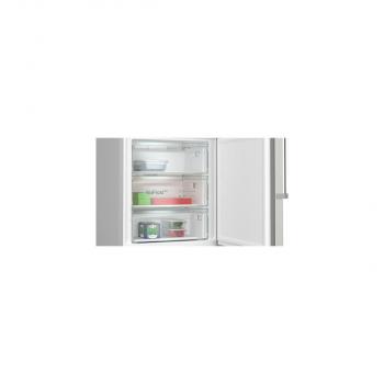 Siemens KG49NAIBT iQ500 Stand Kühl- Gefrierkombination, 70cm breit, 440L, NoFrost, freezerLight, hyperFresh, bottleCooler, antiFingerprint, Edelstahl