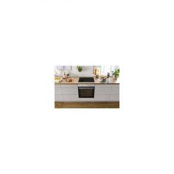 Gorenje BC6715E02XK Einbauherd, 60cm breit, 77 L, Pizza Funktion, Umluft, Großflächengrill, Schnellaufheizung, Edelstahl/Schwarz