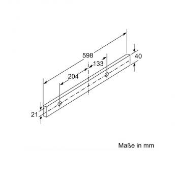 Siemens LI63LA526 EEK: C iQ100 Flachschirmhaube, 60 cm breit, leiser Motor, LED, silbermetallic