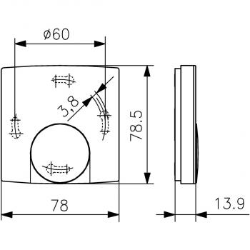 ALRE FTRFB-280.119 Sender mit Sensor