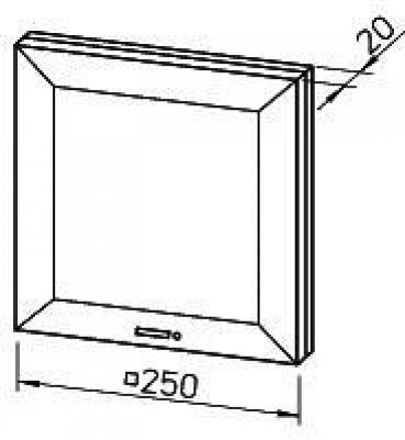 Helios ELS-VN 60/35 Ventilatoreinsatz mit Fassade (8139)