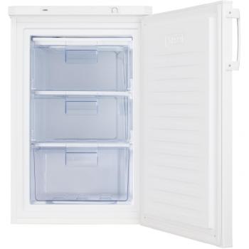 Amica GS 15198 W Gefrierschrank, 55 cm breit, 85 cm hoch, transparente Gefrierschublade, weiß