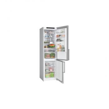 Bosch KGN39AIAT Serie 6 Stand Kühl-Gefrierkombination, 60cm breit, 363L, NoFrost, MultiAirflow, Schnellgefrieren, Schnellkühlen, 0 Grad Fach, Edelstahl mit Antifingerprint