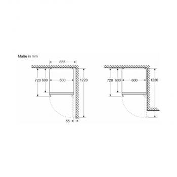 Bosch KGN39AIAT Serie 6 Stand Kühl-Gefrierkombination, 60cm breit, 363L, NoFrost, MultiAirflow, Schnellgefrieren, Schnellkühlen, 0 Grad Fach, Edelstahl mit Antifingerprint