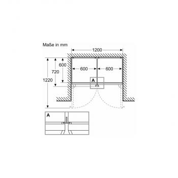 Bosch KGN39AIAT Serie 6 Stand Kühl-Gefrierkombination, 60cm breit, 363L, NoFrost, MultiAirflow, Schnellgefrieren, Schnellkühlen, 0 Grad Fach, Edelstahl mit Antifingerprint