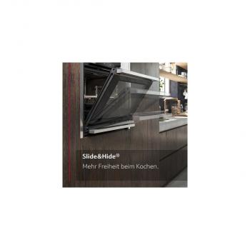 Neff B4CCE2AN0 EEK:A Einbaubackofen, 60cm breit, 71 L, Slide&Hide, CircoTherm, EasyClean, LCD-Display, Edelstahl