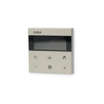 Gira 5393600 System 3000 Raumtemperaturregler Display, System 55, Edelstahl