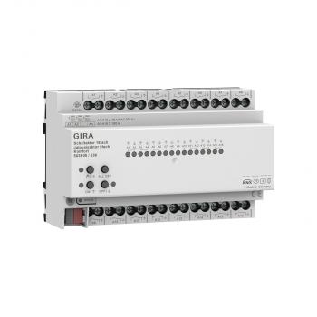 ARDEBO.de Gira 503800 KNX Schaltaktor 16fach 16 A / Jalousieaktor 8fach 16 A Komfort