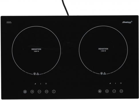 Steba IK300 S.C. (06.63.00) Doppel-Induktionskochfeld, 3100 W, einbaufähig, 10 Leistungsstufen, schwarz