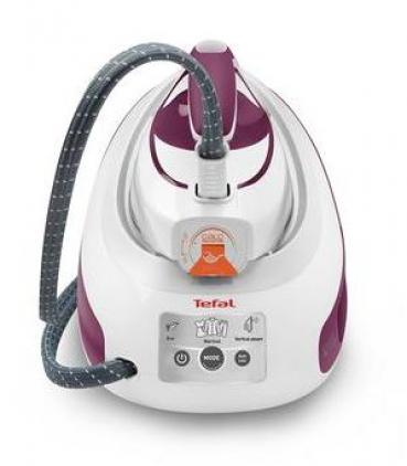 Tefal SV8054 Express Anti Calc Dampfbügelstation, 2800 W, bis zu 420g/min, 6,5 bar, weiß/violett