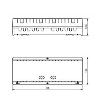 Alre-IT VOOPL-318.178 Klemmenleiste für max. 8 Raumthermostate (DA480520)