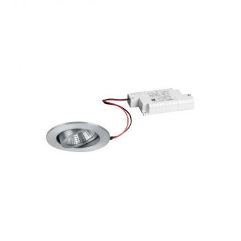 ARDEBO.de Brumberg LED-Einbaustrahlerset IP65 Phasenabschnitt dimmbar, 6W, 650lm, 3000K, aluminium (39353253)