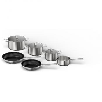 ARDEBO.de Bosch HEZ9SE060 Kochgeschirr-Set, 6-teilig, Induktion, edelstahl