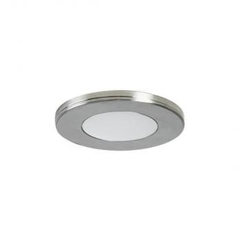 ARDEBO.de Brumberg X-FLAT LED-Einbau- / Anbaudownlight, 2,6W, 185lm, 3000K, nickel (12164153)