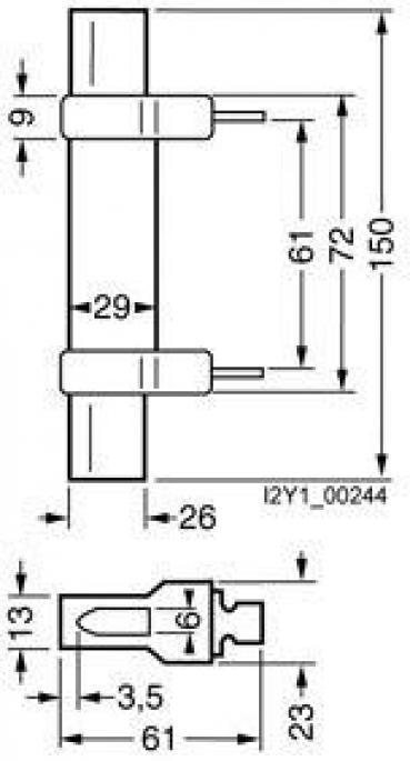 Siemens 3NG1302 ISO-NH-Trennmesser