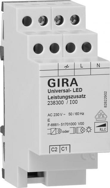 ARDEBO.de Gira 238300 Universal-LED-Leistungszusatz REG, System 3000