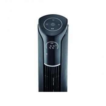 EWT Turmventilator Zephyr, 45W, Fernbedienung, Aromadiffusor, Timer, Schwarz (904780)