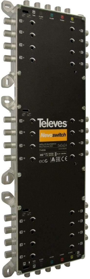 Televes MS524C NevoSwitch 5 Eingänge - 24 Ausgänge (714506)