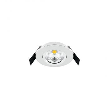 ARDEBO.de EVN LED Deckeneinbauleuchte Rund schwenkbar, 6W, 683lm, 3000K, weiß (ESW44N60102)