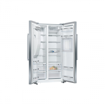 Siemens KA93GAIEP iQ500 Side-by-Side-Kombination, 91 cm breit, 560 L, NoFrost, Superkühlen, Supergefrieren, inox-antifingerprint