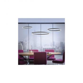 Paul Neuhaus LED Pendelleuchte, rund, anthrazitfarben, Dimmfunktion, Memory Funktion, 28W, 3200lm (2381-13)