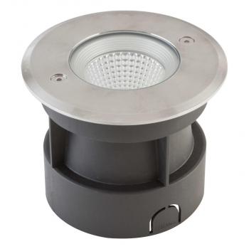 ARDEBO.de EVN LED Bodeneinbauleuchte - rund - EDS / Alu IP67 - 100-240V - 6W - 4000K - 432lm, edelstahl (PC67106040N)