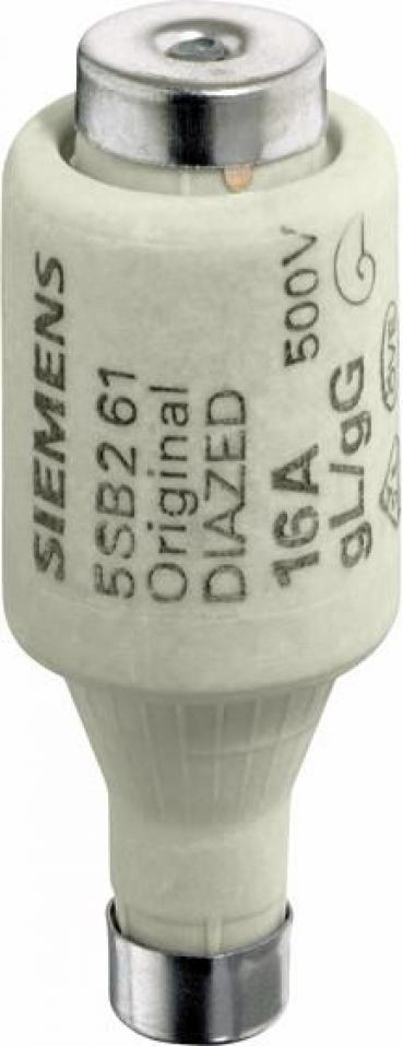 ARDEBO.de Siemens 5SB231 Diazed-Sicherungseinsätze GL, DII, 6A, 25 Stck.