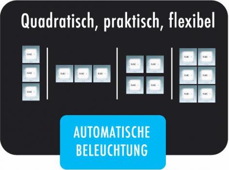 M-E KTB-1-S Klingeltaster, Aufputz, 1-Familienhaus, silber (40662)