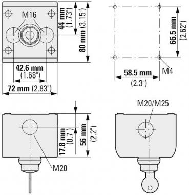 Eaton M22-WRS/KC11/I Schlüsseltaster mit 1 Schlüssel (216526)