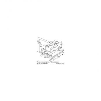 Siemens LI69SA684 EEK: A Flachschirmhaube, 60cm breit, Ab-/Umluft, softLight, Boost-Funktion, Edelstahl